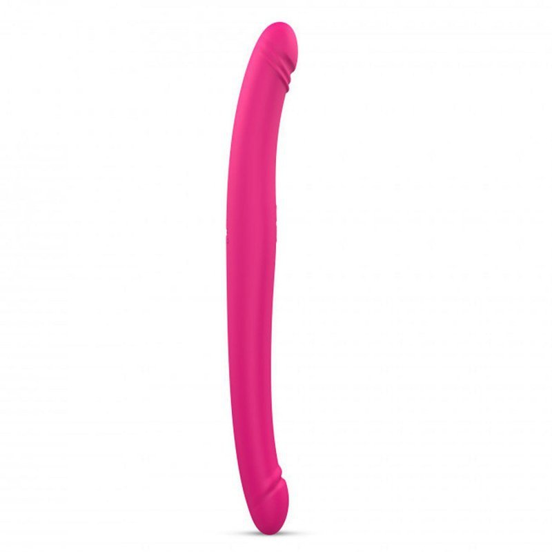 Podwójne wibrujące dildo waginalno analne