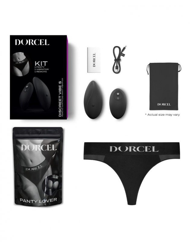 Zdalnie sterowany wibrator z majtkami Discreet Vibe XXL