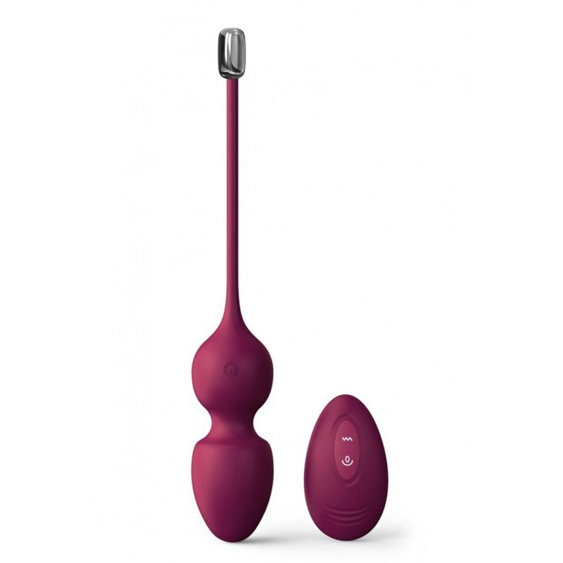 Kulki waginalne sterowane pilotem Dorcel Love Balls Plum