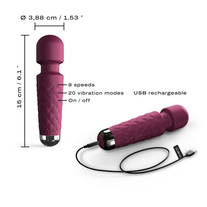 Purpurowa różdżka wand Dorcel Mini Wanderful