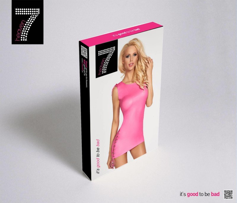 Sukienka w stylu pole dance różowa L