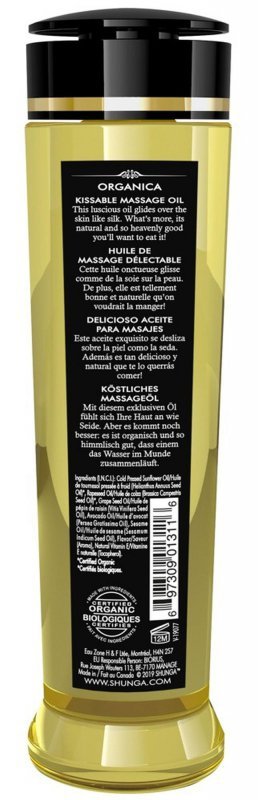 Massage oil organica exotic green tea