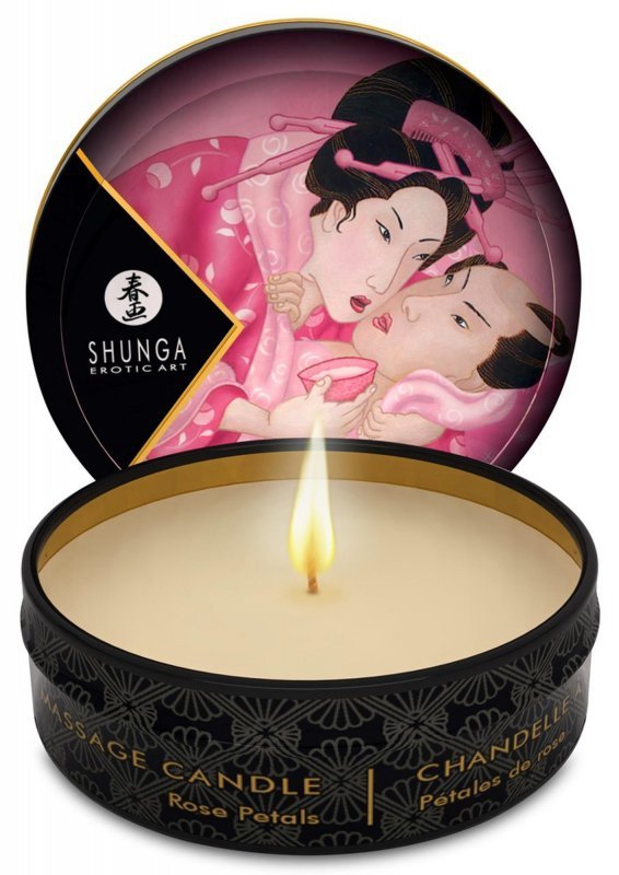 Mini massage candle roses