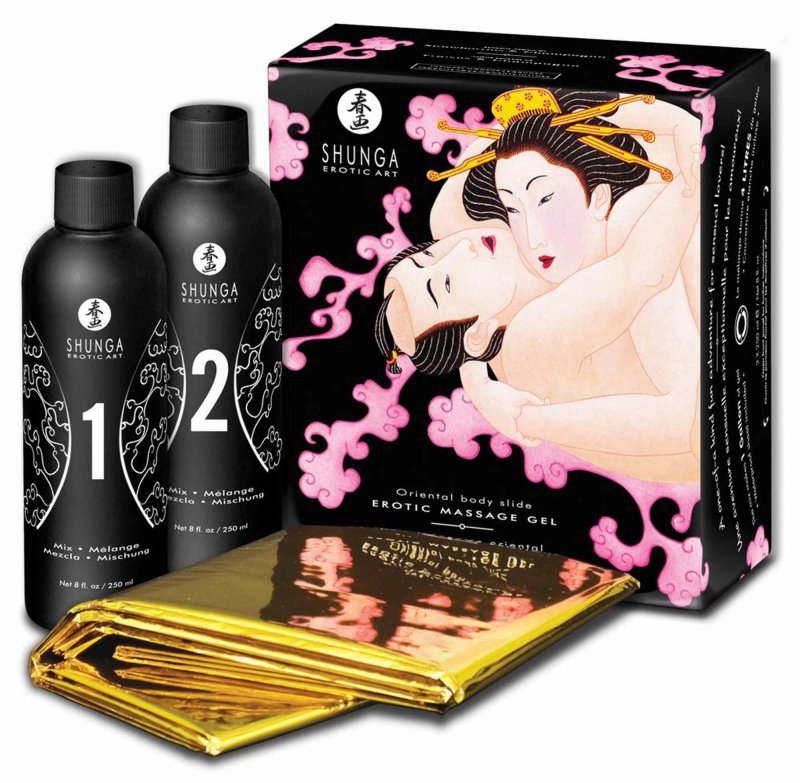 Gel massage strawberry sparkling wine