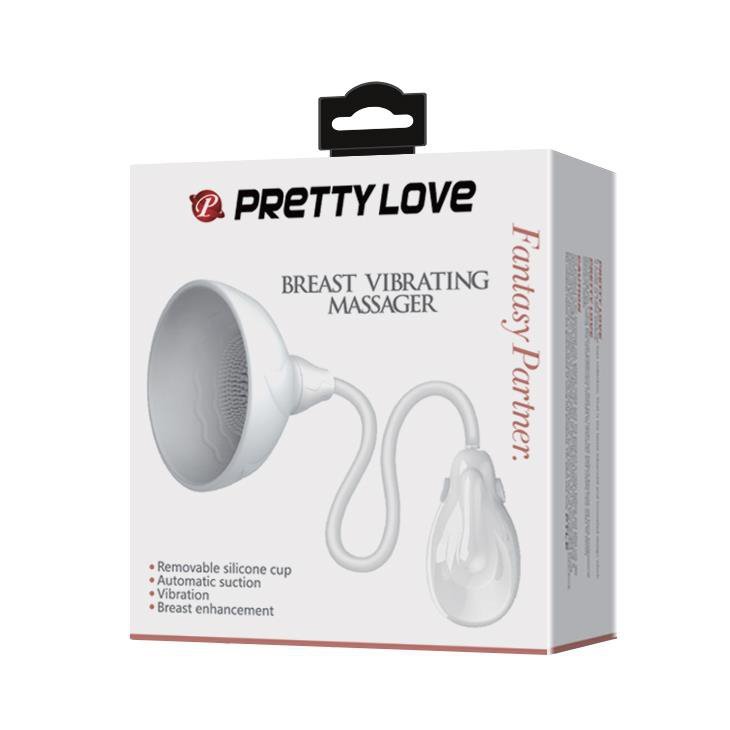 Pompka do piersi Pretty Love Breast Vibrating masująca