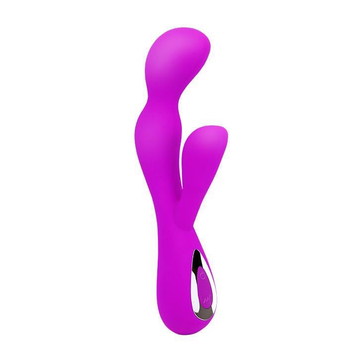 Wibrator stymulator punktu g z króliczkiem Pretty Love Impluse