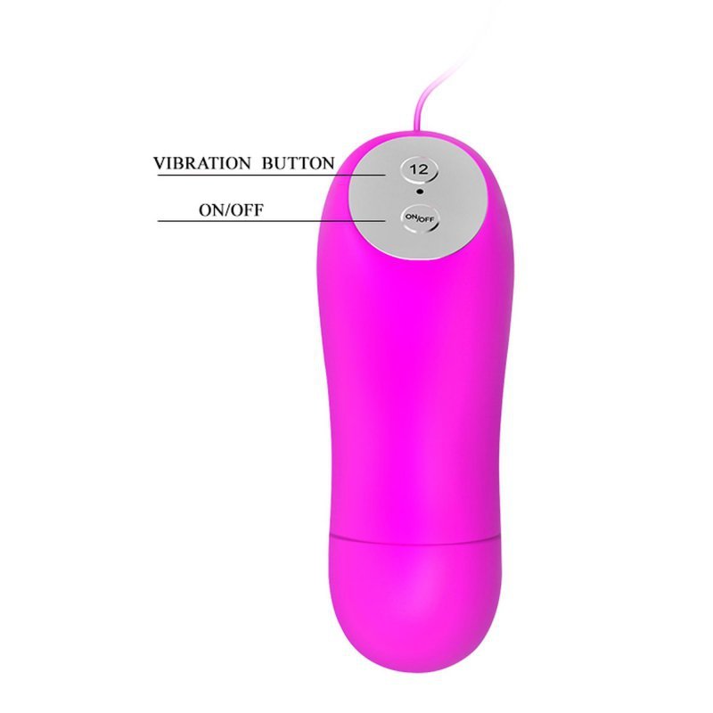 Wibrator szczypce z pilotem Pretty Love Mini Love Eggs