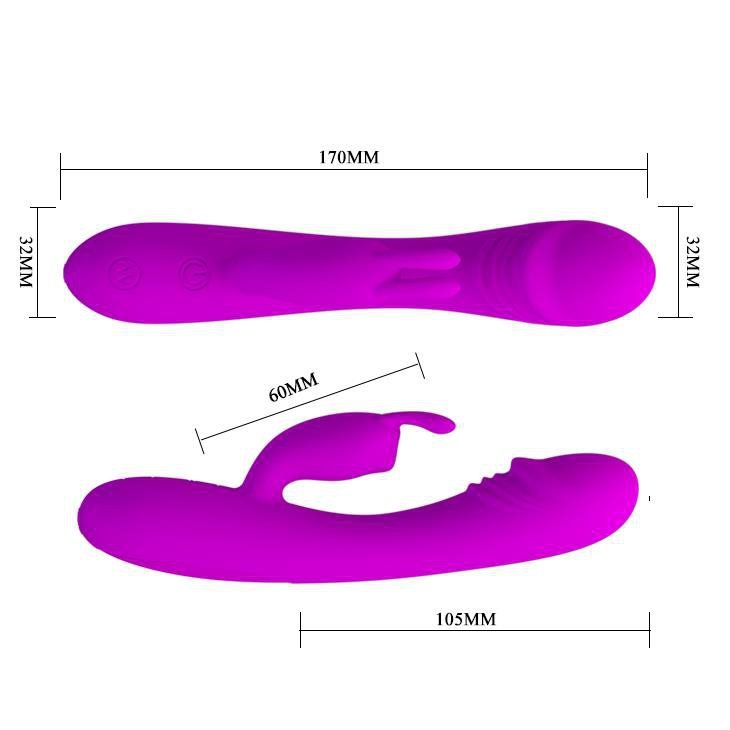Wibrator króliczek Pretty Love Hunter 30 funkcji