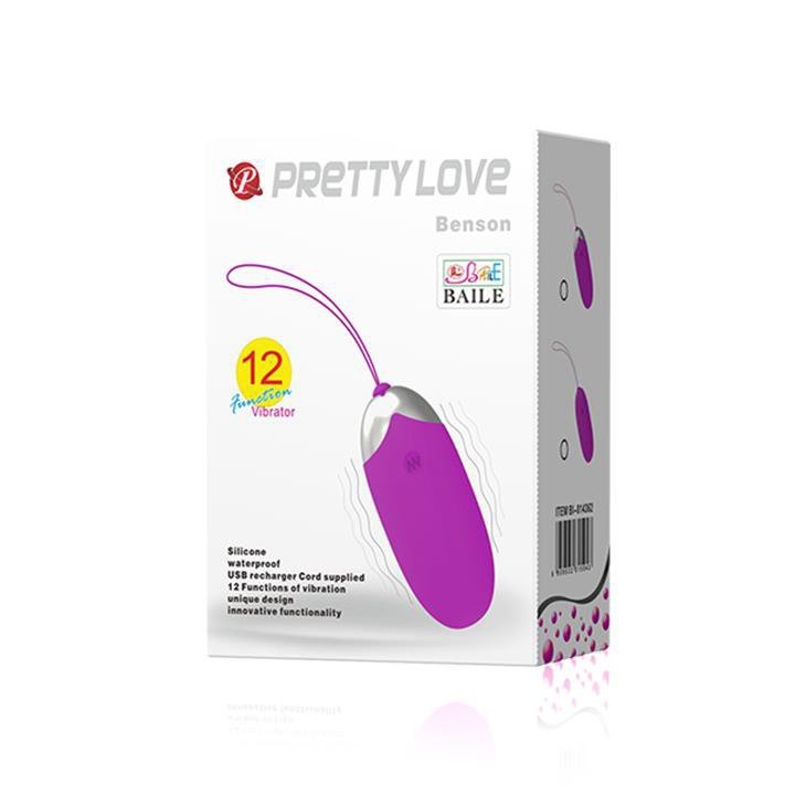 Jajeczko wibrujące sterowane pilotem Pretty Love Benson