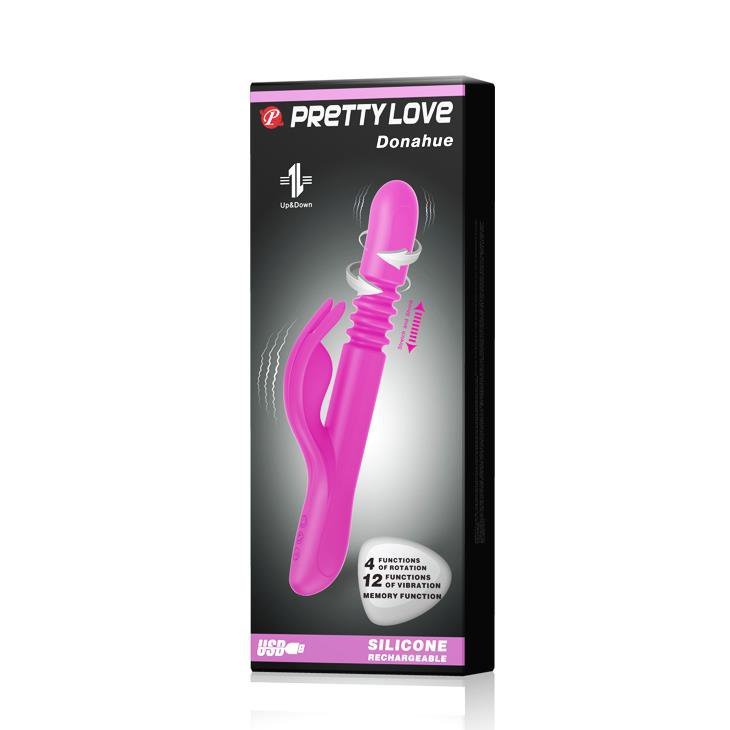 Pretty Love wibrator pochwy łechtaczki Donahue usb 12-wibracji 4-rotacje
