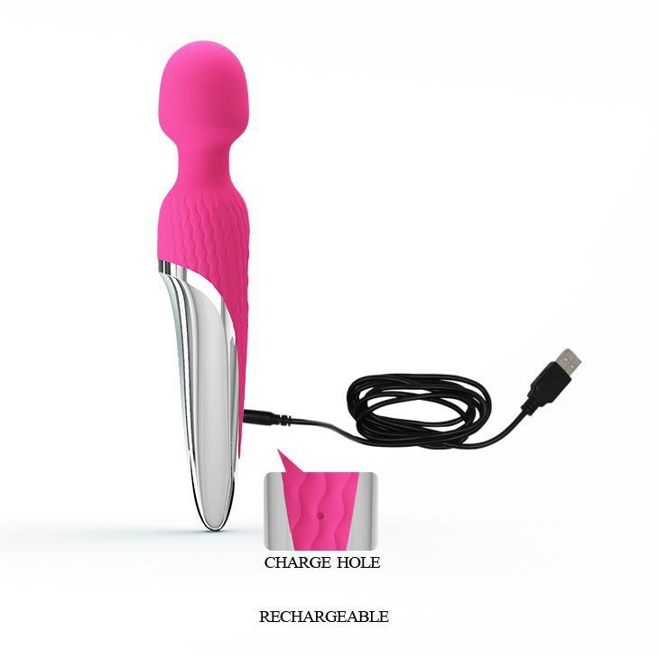 Podgrzewany masażer różdżka wand Pretty Love Antony 48'C