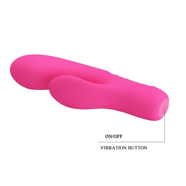 Wibrator króliczek z pamięcią Pretty Love Tim fuksja