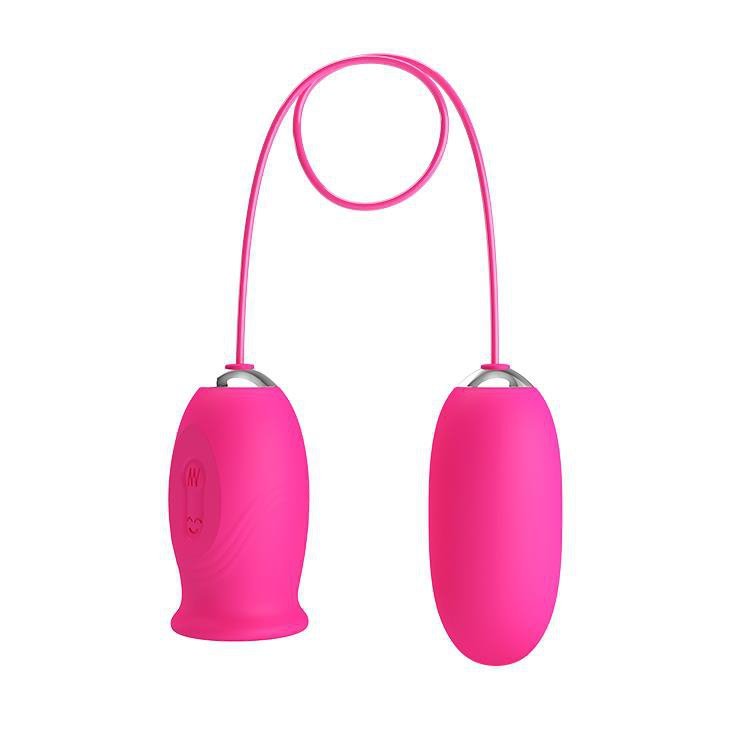 Podwójny stymulator jajeczko + języczek do łechtaczki Pretty Love Daisy Egg różowy
