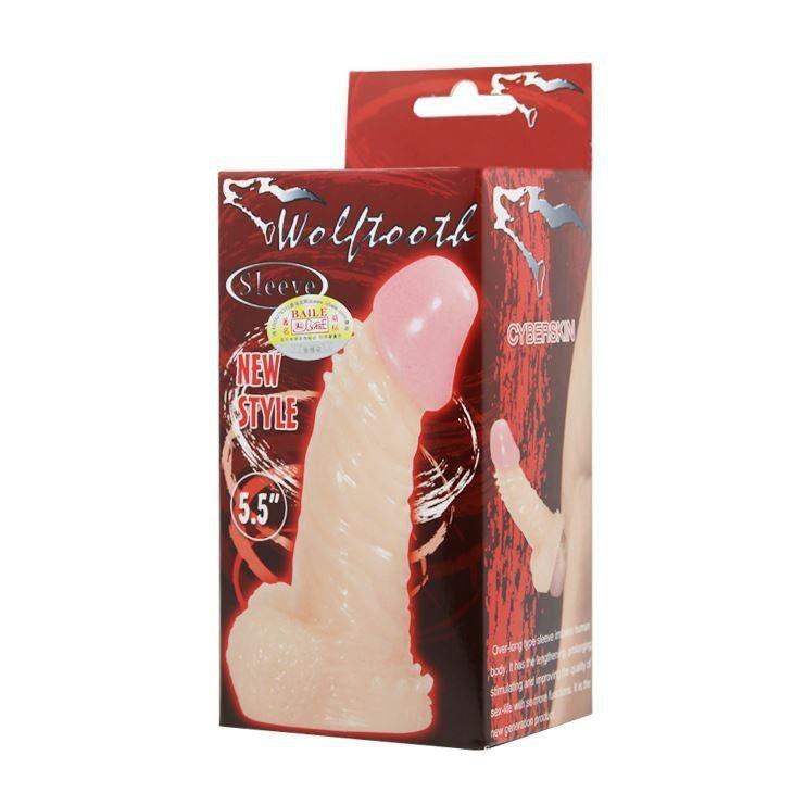 Nakładka na penisa z jądrami realistyczna wypustki