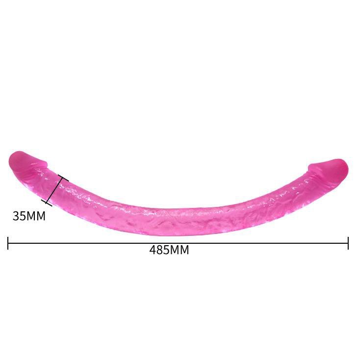 Dildo dla par waginalno analne realistyczne 45 cm
