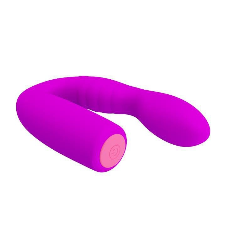 Wygięty elastyczny wibrator Pretty Love Quintion