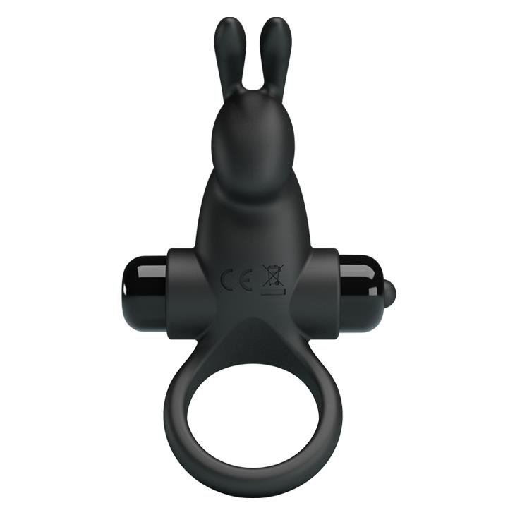 Pretty Love - Vibrant Penis Ring I Black