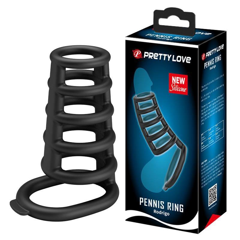 Pobudzająca nakładka na penisa pierścień Pretty Love Pennis Ring Rodrigo