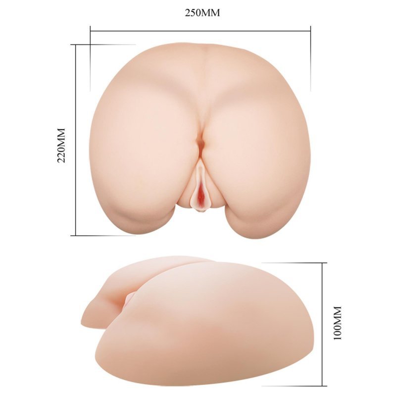 Realistyczny masturbator z grzaniem Baile - Vagina And Ass