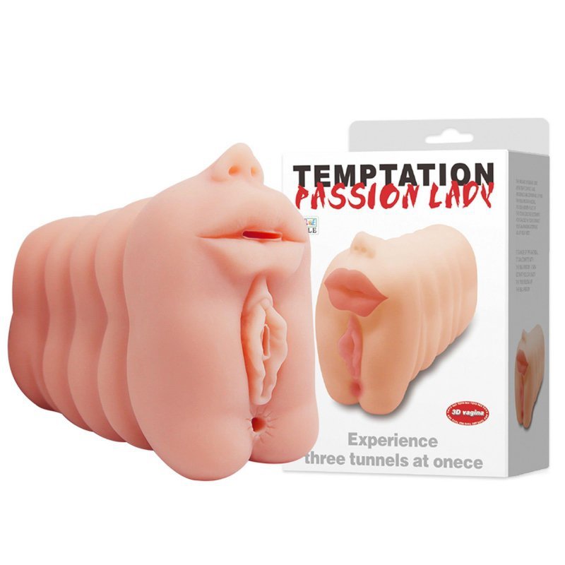 Masturbator sztuczna pochwa usta Crazy Bull PASSION LADY