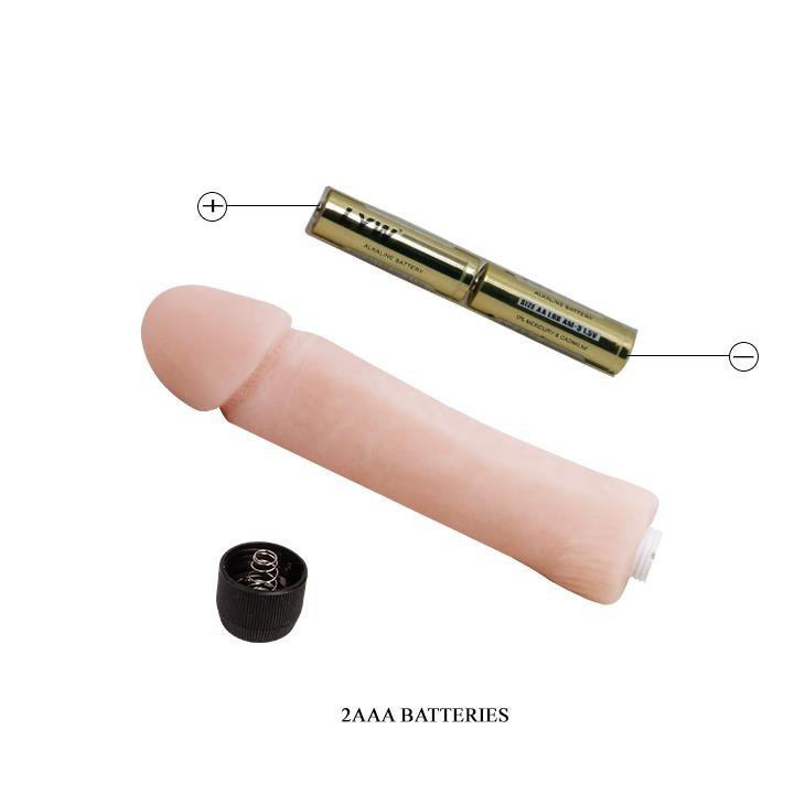 Wibrator jak penis z wyraźnie zarysowaną główką