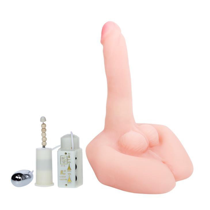 Realistyczne wibrujące dildo z obrotami baile 21 cm