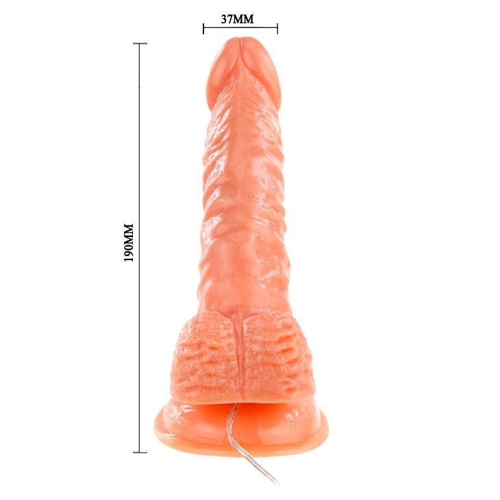 Realistyczny zakrzywiony wybrator rotacyjny Baile 20,5 cm