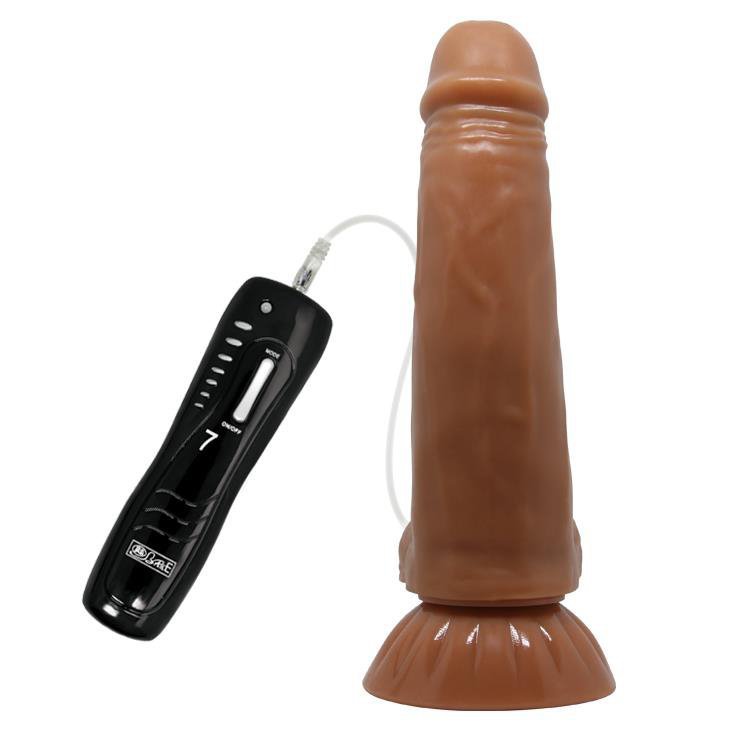 Wibrator na przyssawce z funkcją pchania Baile 18 cm