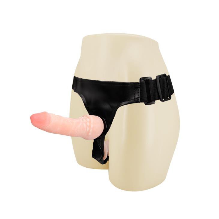Strapon podwójne dildo uprząż dla lesbijek intensywne doznania