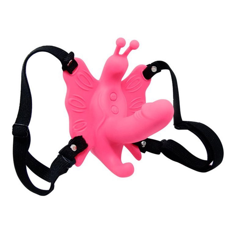 Masażer wibrujący motylek strap on Baile