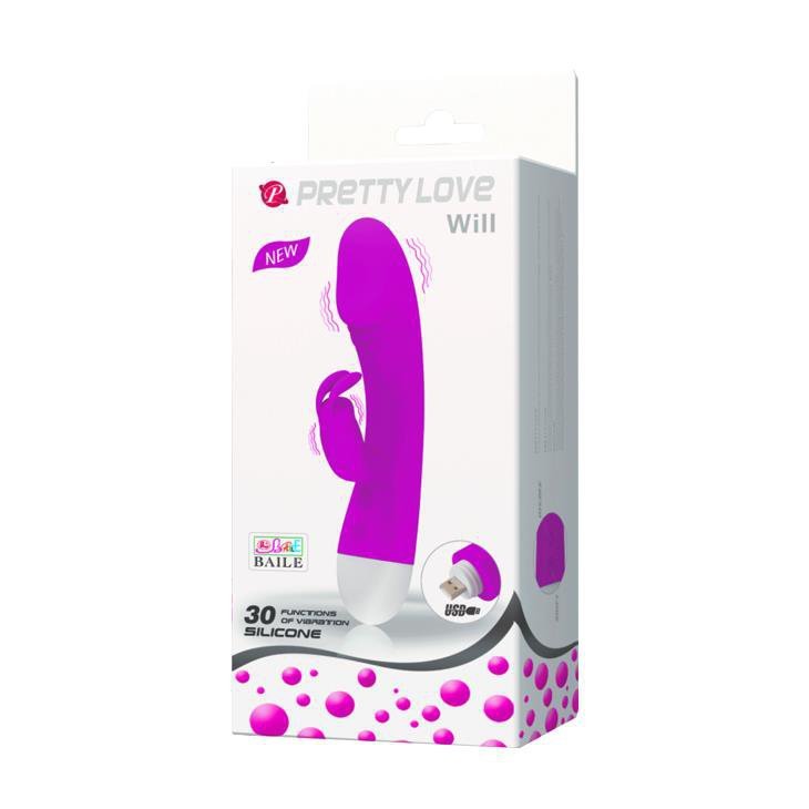 Pretty Love wibrator pochwy łechtaczki Will usb 30f