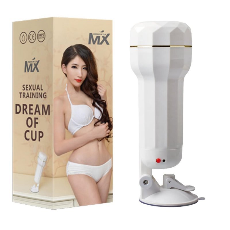 Masturbator męski na przyssawce pochwa MX Dream Cup white