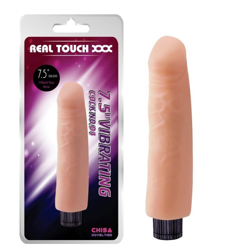 Realistyczne wibrujące dildo 19 cm