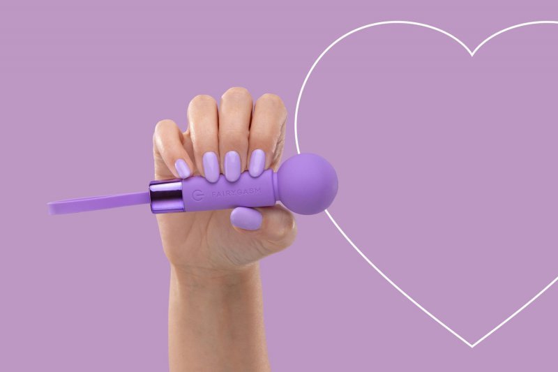 Wibrator mikrofon mała różdżka do ciała Pearlstasy violet