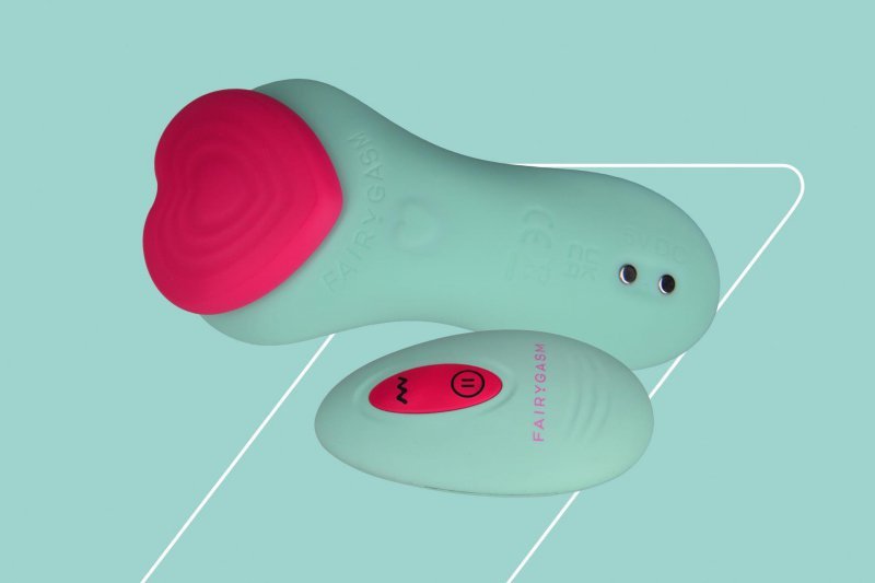 Wibtator dla Pań z pilotem HeartGem green