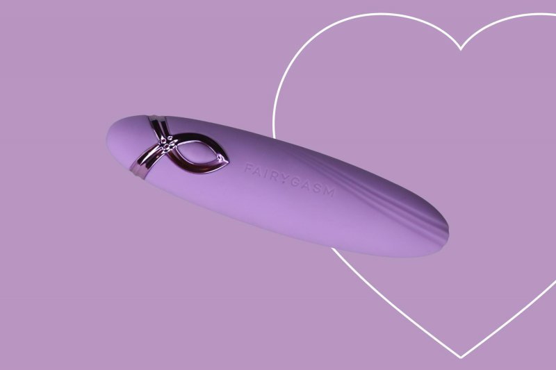 Damski masażer do pochwy i łechtaczki PleasureArrow violet 