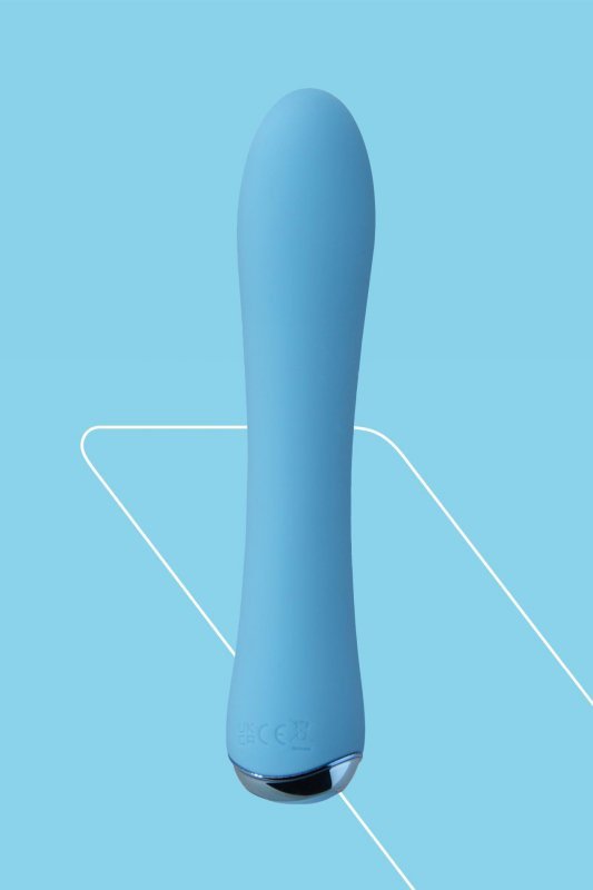 Poręczny wibrator damski do pochwy WowGenie blue