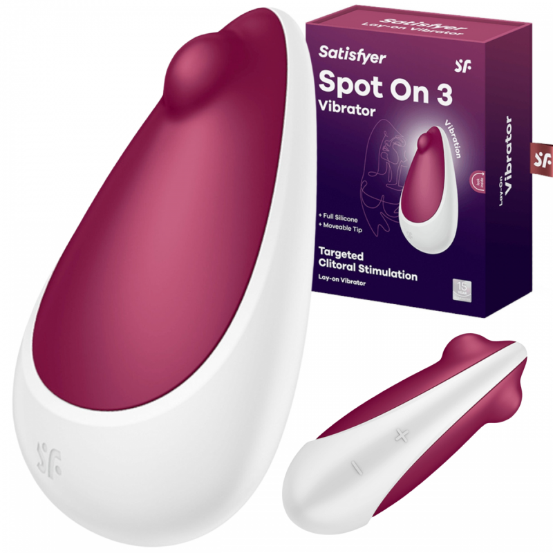 Masażer powietrzny do łechtaczki pulsacje Spot On 3 berry