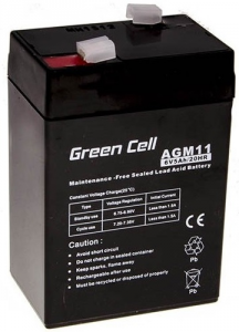 Akumulator AGM Green Cell 6V 5Ah