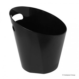 Plastikowy duzy cooler na szampana czarny