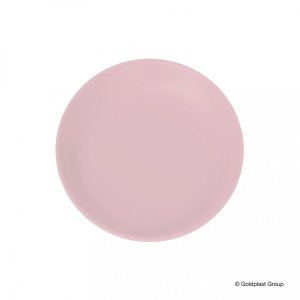 Plastikowy talerzyk mały różowy, średnica 21 cm 65 szt