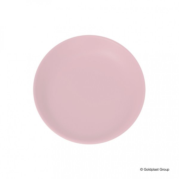 Plastikowy talerzyk mały różowy, średnica 21 cm 65 szt