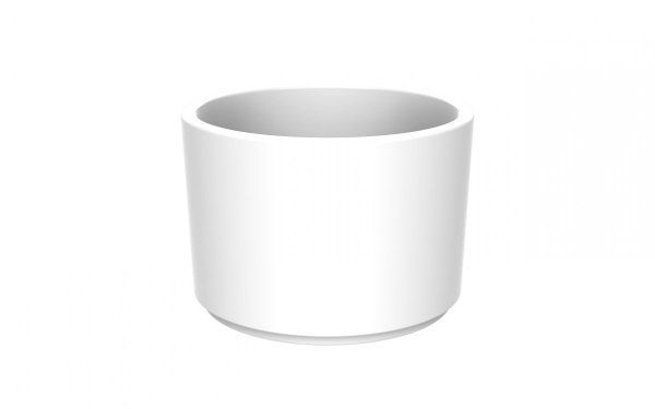 Plastikowy pojemniczek finger food okrągły, biały, 65 ml, 72 szt 
