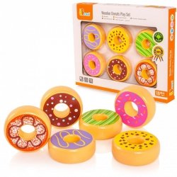 Viga Drewniane Pączki Donaty 6 szt