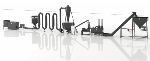 Linia do produkcji peletu DGL-6000  400-600kg z suszarnia 