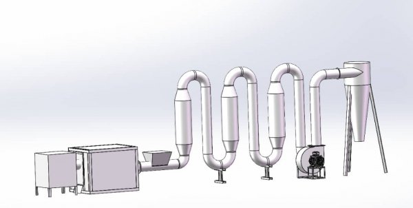 Linia do produkcji peletu DGL-6000  500-700kg z suszarnia 
