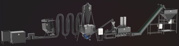 Linia do produkcji peletu DGL-5000  300-500kg z suszarnia 