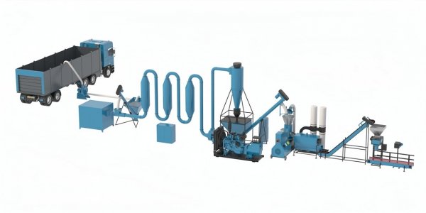 Linia do produkcji peletu DGL-5000  300-500kg z suszarnia 