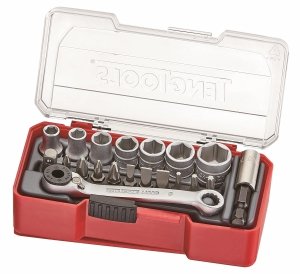 Zestaw kluczy nasadowych z chwytem kwadratowym 1/4 Teng Tools TJ1420