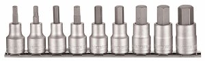 Zestaw nasadek trzpieniowych sześciokątnych calowych z chwytem kwadratowym 1/2 Teng Tools M1209AF